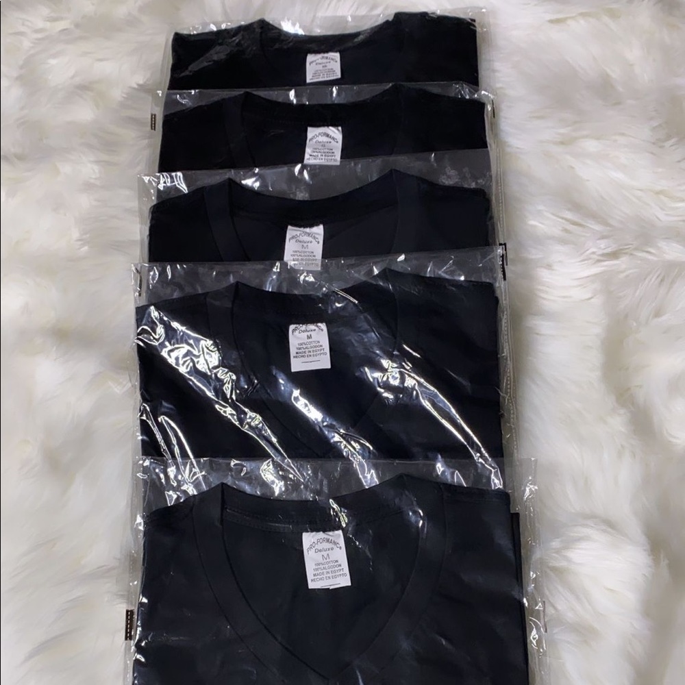 5 pk CREW NECK Blank T-Shirt